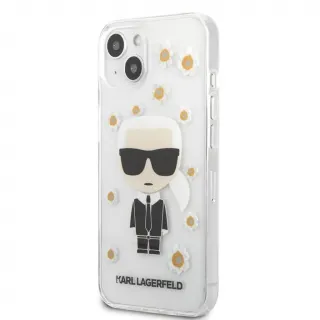 Karl Lagerfeld tok iPhone 13 Mini készülékre átlátszó virágos