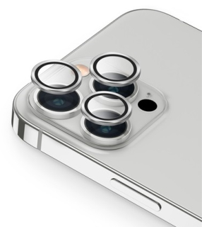 Uniq Optix iPhone 14 Pro / 14 Pro Max kamera védő üvegfólia ezüst színben
