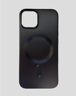 Prémium minőségű Metallic MagSafe tok iPhone 14 Pro Max fekete színben