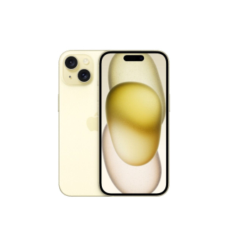 Apple iPhone 15 Plus 256GB kártyafüggetlen mobilkészülék sárga színben