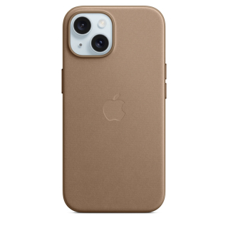 MagSafe-rögzítésű iPhone 15 Plus FineWoven-szövettok – vakondszürke