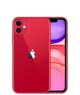 Apple iPhone 11 128GB kártyafüggetlen mobilkészülék piros színben