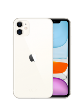 Apple iPhone 11 128GB kártyafüggetlen mobilkészülék fehér színben
