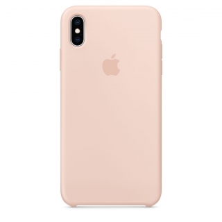 iPhone XS Max gyári szilikon tok rózsakvarc színben