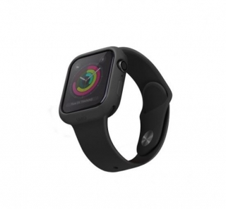 Uniq Lino Apple Watch szilikon óratok fekete 40mm