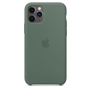 iPhone 11 Pro gyári szilikon tok fenyő zöld színben