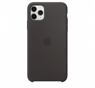 iPhone 11 Pro Max gyári szilikon tok fekete  színben