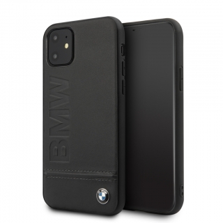 BMW tok Apple Iphone 11 készülékhez fekete színben BMW felirattal