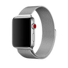 Apple Watch 42 / 44 / 45 mm ezüst milánói szíj 
