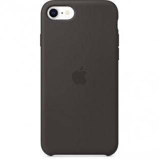 iPhone 7 / 8 / SE (2020/2022) gyári szilikon tok fekete színben