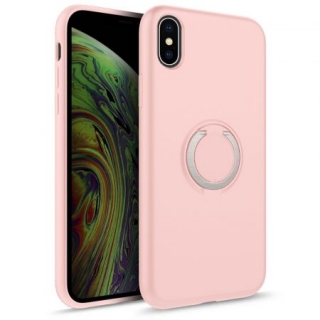  ZIZO REVOLVE Series iPhone X/Xs ütésálló tok, selfie gyűrűvel, rózsaszín