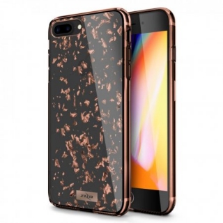 Zizo Refine Slim iPhone 7 / 8 / SE (2020) ütésálló tok, rozé arany