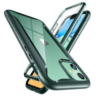 ESR iPhone 11 Hybrid Armor 360 ütésálló elő- és hátlap, tok, zöld