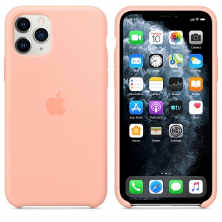 iPhone 11 Pro gyári szilikon tok grépfrút színben