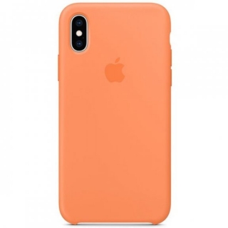 iPhone X / Xs gyári szilikon tok  őszibarack színben