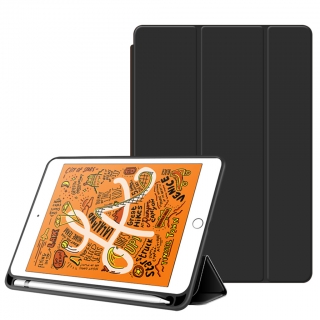 Smart Book tok Pencil tartóval Fekete Apple Ipad 9, 7″ (2017) készülékhez