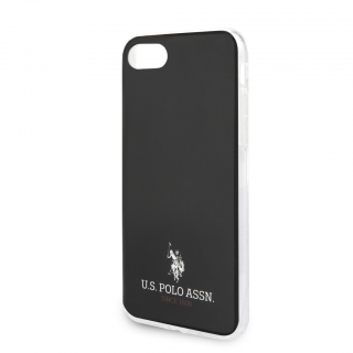 U.S. Polo tok Apple iPhone 7/8/SE (2020) készülékhez fekete színben