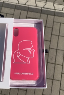 Karl Lagerfeld tok iPhone X/Xs készülékre pink színben