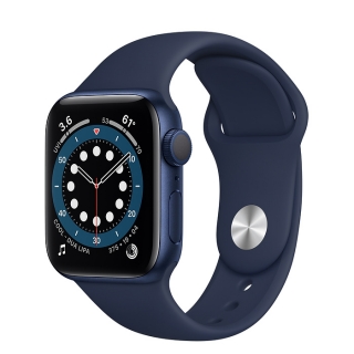 Apple Watch Series 6 44mm kék alumíniumtok, kék sportszíj