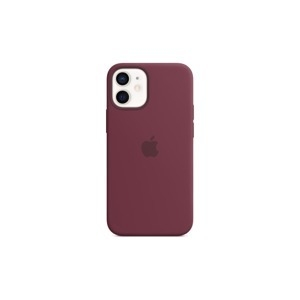 MagSafe-rögzítésű iPhone 12 mini-szilikontok – szilva