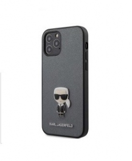 Karl Lagerfeld szürke tok iPhone 12 Pro Max készülékre