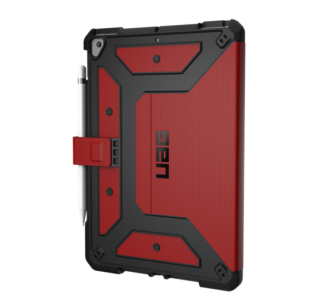 UAG Metropolis Apple iPad 10.2" flip hátlap tok, piros