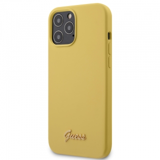 Guess tok iPhone 12 / 12 Pro készülékhez sárga színben