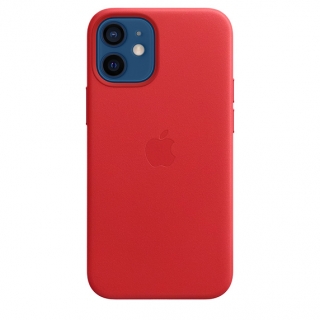 MagSafe-rögzítésű iPhone 12 mini-bőrtok – (PRODUCT)RED