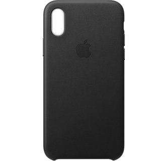 Apple iPhone XR gyári bőrtok fekete színben