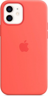 MagSafe-rögzítésű iPhone 12- és 12 Pro-szilikontok – pink citrus