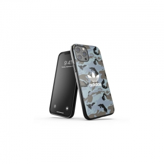 Adidas tok iPhone 12 / 12 Pro készülékhez kék, terepmintás