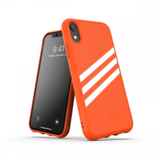 Adidas Original Moulded Suede tok iPhone Xr készülékre, narancssárga színben