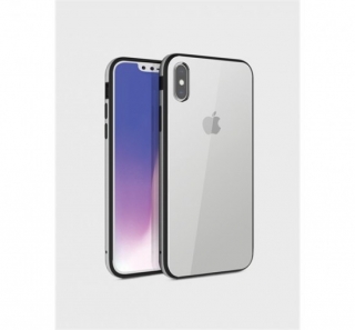 Uniq Hybrid Valencia Apple iPhone Xs/X, szilikon tok, ezüst