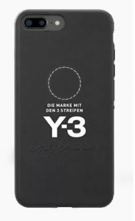 Adidas Y-3 Moulded tok iPhone 6 / 6s / 7 / 8 / SE (2020) eredeti bőrtok fekete