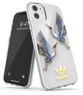 Adidas Original Clear madár mintás tok iPhone 11 készülékre, átlátszó