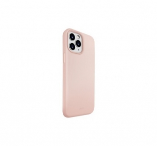 Uniq Lino Hue Apple iPhone 12 Pro Max, szilikon tok, rózsaszín