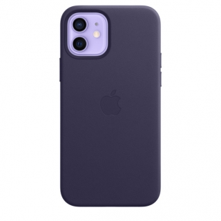 MagSafe-rögzítésű iPhone 12 mini-bőrtok – mély ibolyaszín