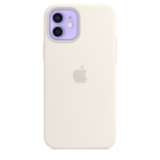 MagSafe-rögzítésű iPhone 12 mini-szilikontok – fehér