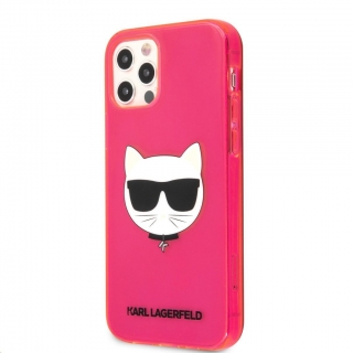 Karl Lagerfeld tok pink Apple Iphone 12/ 12 Pro készülékhez