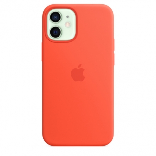 MagSafe-rögzítésű iPhone 12 mini-szilikontok – tüzes narancs