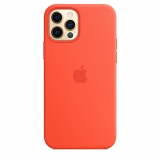 MagSafe-rögzítésű iPhone 12- és 12 Pro-szilikontok – tüzes narancs