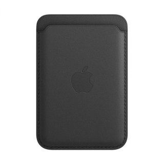 MagSafe-rögzítésű iPhone-bőrtárca – fekete
