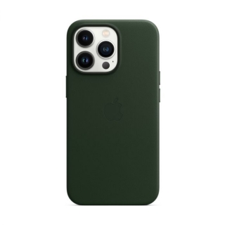 MagSafe-rögzítésű iPhone 13 Pro-bőrtok - sötét mamutfenyőzöld