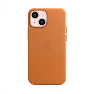 MagSafe-rögzítésű iPhone 13 Mini-bőrtok - aranybarna