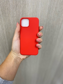 Prémium minőségű alap árkategóriás tok iPhone 13 Mini piros