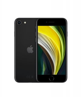 Apple iPhone SE 2.generáció 128GB kártyafüggetlen mobilkészülék fekete színben