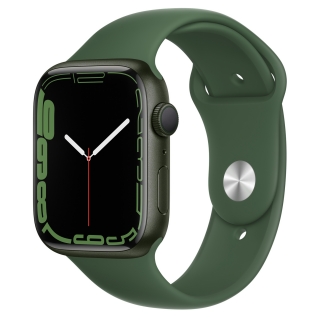 Apple Watch Series 7 45mm zöld alumíniumtok, sportszíj