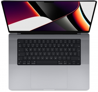 Apple MacBook Pro 16" (2021) 32GB memória 1TB SSD, asztroszürke színű