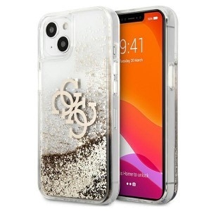 Guess liquid glitter tok iPhone 13 készülékhez arany