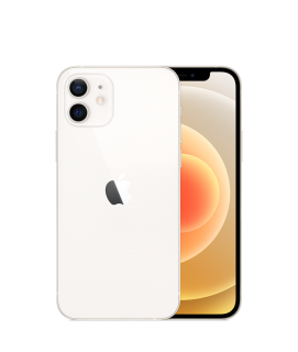 Apple iPhone 12 64GB kártyafüggetlen mobilkészülék fehér színben